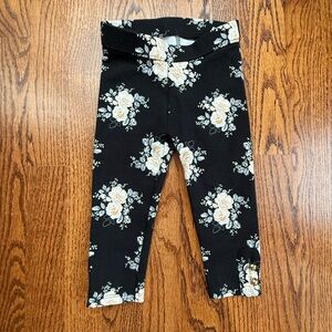 Janie and Jack Floral Leggings 12-18 Months